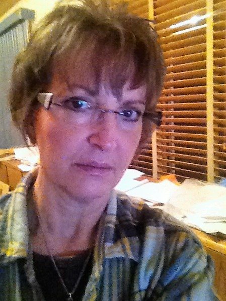 The Writer at her desk